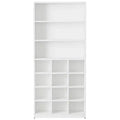 Tribesigns Freestanding Shoe Cabinet, Modern Shoe Storage Cabinet with Shelves