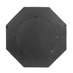 Miroir mural hexagonal à cadre en bois sculpté Storied Home