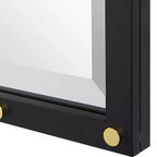 Miroir Mural Rectangulaire Uttermost Benedo Noir 24 x 36