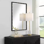 Miroir Mural Rectangulaire Uttermost Benedo Noir 24 x 36
