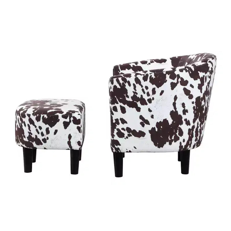 Breighton Home Fauteuil d'appoint avec ottoman Churchill