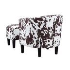 Breighton Home Fauteuil d'appoint avec ottoman Churchill