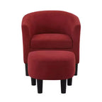 Breighton Home Fauteuil d'appoint avec ottoman Churchill