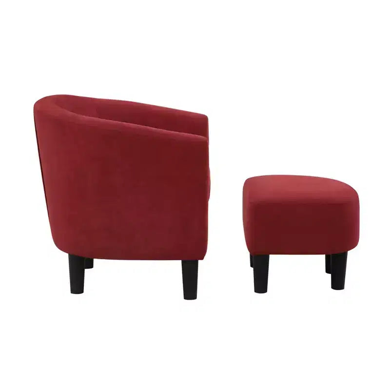 Breighton Home Fauteuil d'appoint avec ottoman Churchill