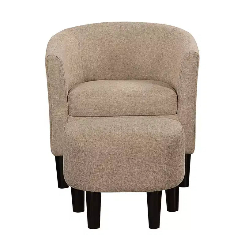 Breighton Home Fauteuil d'appoint avec ottoman Churchill