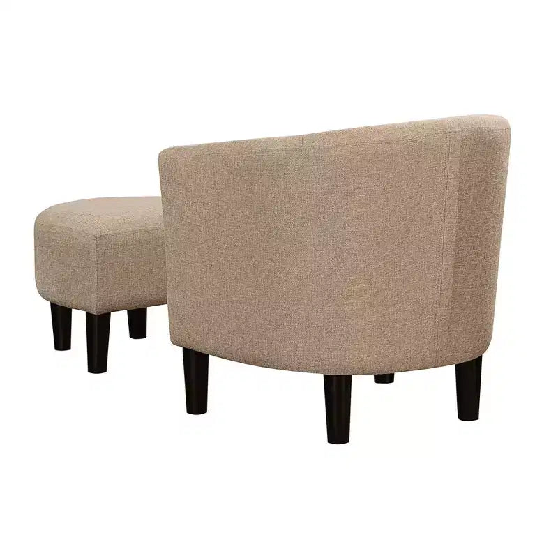 Breighton Home Fauteuil d'appoint avec ottoman Churchill
