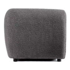 HOMES: Intérieur et Extérieur Fauteuil d'appoint profond Sunhaven Contemporary en tissu bouclé