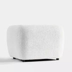 HOMES: Intérieur et Extérieur Fauteuil d'appoint profond Sunhaven Contemporary en tissu bouclé