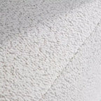 HOMES: Intérieur et Extérieur Fauteuil d'appoint profond Sunhaven Contemporary en tissu bouclé