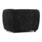 HOMES: Intérieur et Extérieur Fauteuil d'appoint profond Sunhaven Contemporary en tissu bouclé