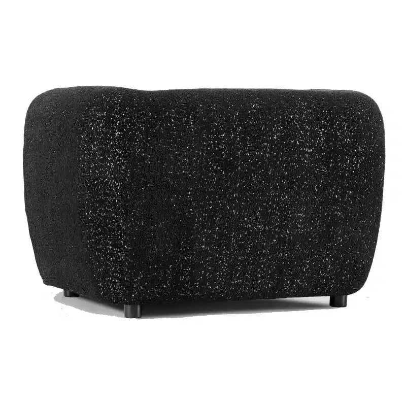HOMES: Intérieur et Extérieur Fauteuil d'appoint profond Sunhaven Contemporary en tissu bouclé