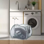 Panier à linge pliable en maille Unique Bargains 90 litres 1 pièce