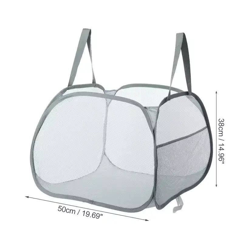 Panier à linge pliable en maille Unique Bargains 90 litres 1 pièce