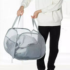 Panier à linge pliable en maille Unique Bargains 90 litres 1 pièce
