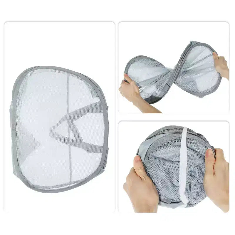 Panier à linge pliable en maille Unique Bargains 90 litres 1 pièce