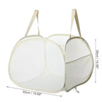 Panier à linge pliable en maille Unique Bargains 90 litres 1 pièce