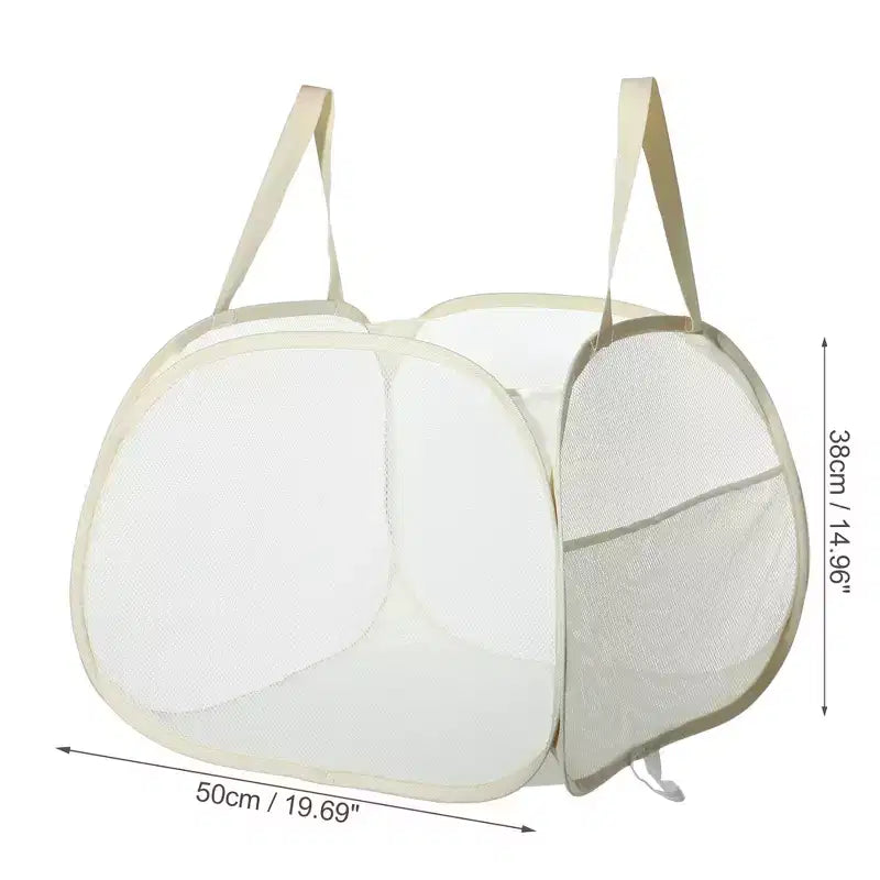 Panier à linge pliable en maille Unique Bargains 90 litres 1 pièce