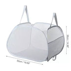 Panier à linge pliable en maille Unique Bargains 90 litres 1 pièce