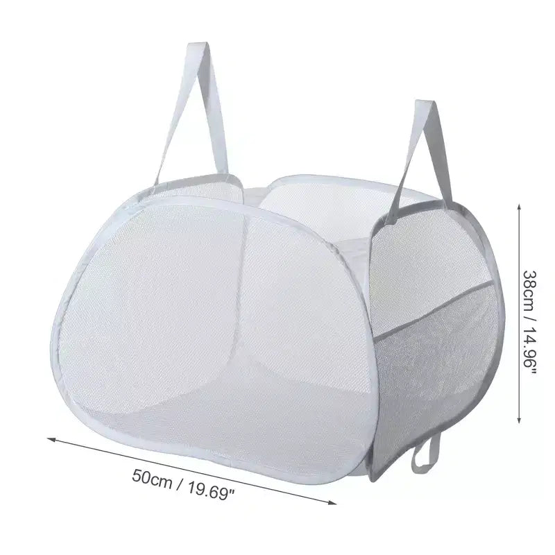 Panier à linge pliable en maille Unique Bargains 90 litres 1 pièce