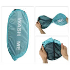 Unique Bargains Panier à Linge Pliant en Maille 75 Litres 1 Pièce