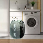 Unique Bargains Panier à Linge Pliant en Maille 75 Litres 1 Pièce