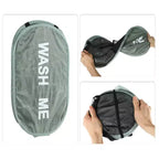 Unique Bargains Panier à Linge Pliant en Maille 75 Litres 1 Pièce
