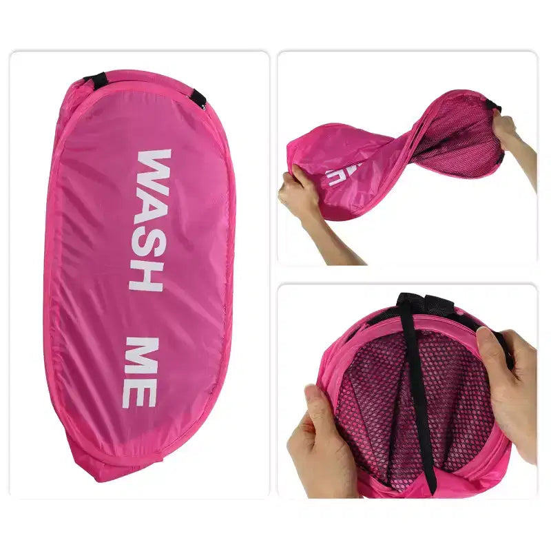 Unique Bargains Panier à Linge Pliant en Maille 75 Litres 1 Pièce