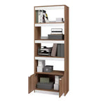 Bibliothèque Manhattan Comfort Ratzer Mid - Century Modern 5 étagères 182 cm