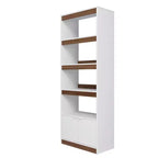 Bibliothèque Manhattan Comfort Ratzer Mid - Century Modern 5 étagères 182 cm