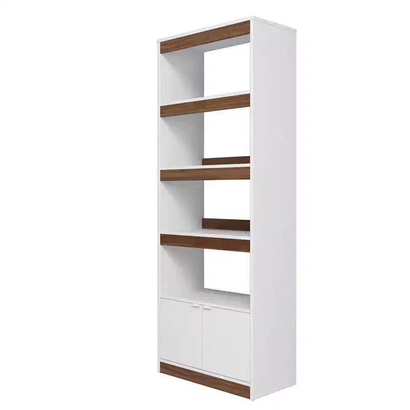 Bibliothèque Manhattan Comfort Ratzer Mid - Century Modern 5 étagères 182 cm