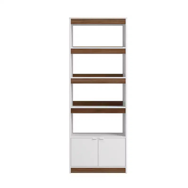 Bibliothèque Manhattan Comfort Ratzer Mid - Century Modern 5 étagères 182 cm