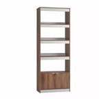 Bibliothèque Manhattan Comfort Ratzer Mid - Century Modern 5 étagères 182 cm