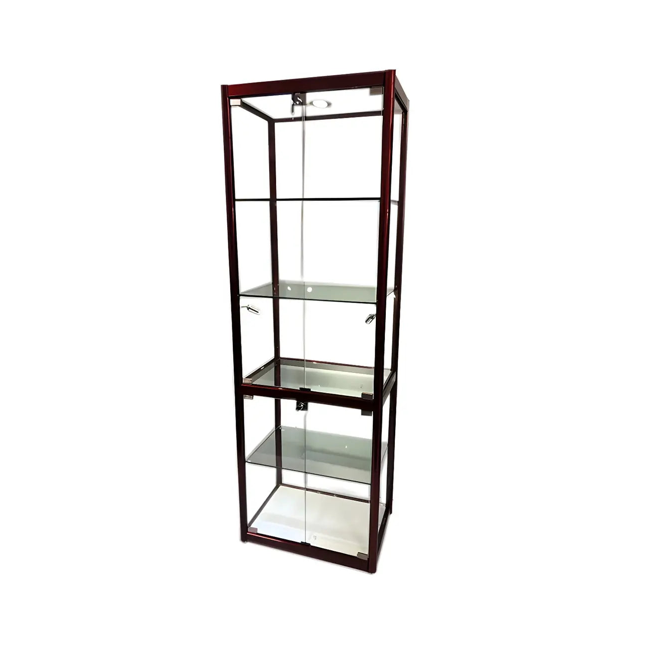 Vitrine contemporaine rectangulaire en verre noir