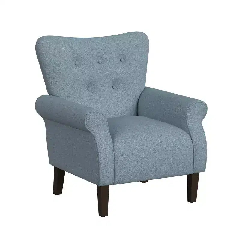Fauteuil d'appoint à bras roulés - HomePop