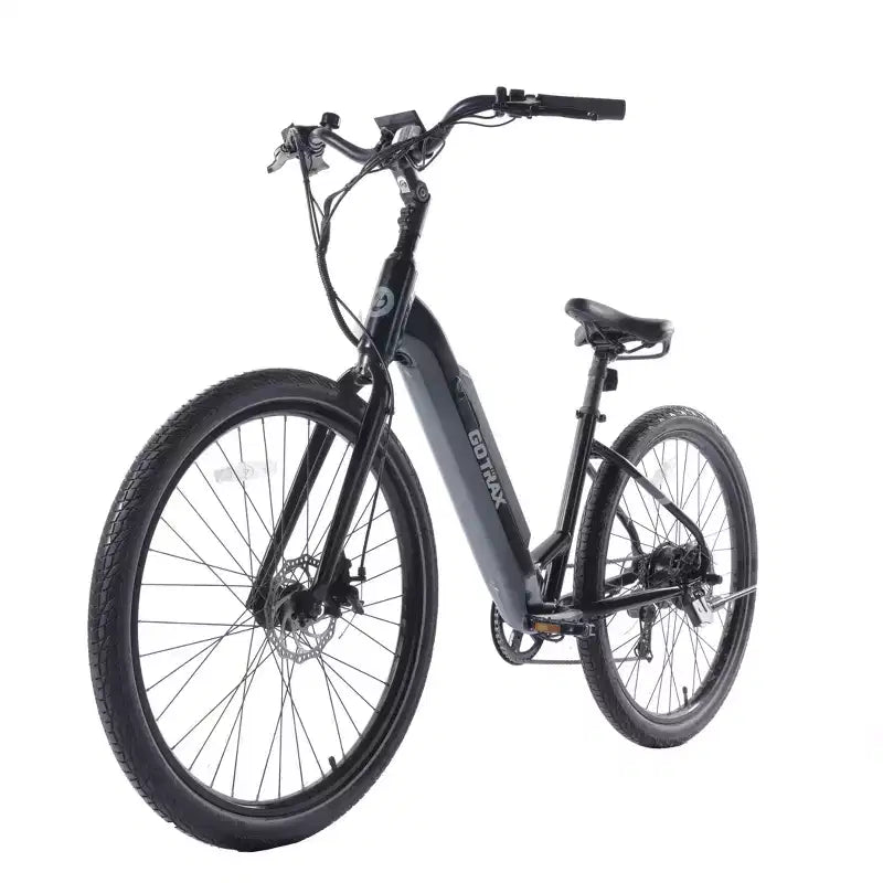 GOTRAX Adult Transit 27.5 Step Through Electric Hybrid Bike