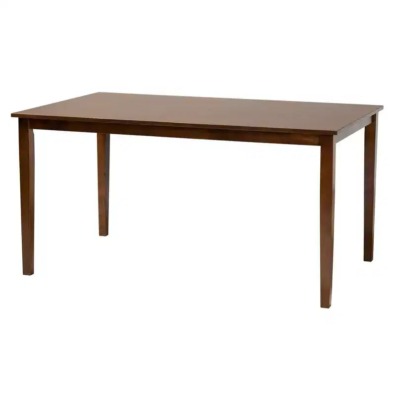 Ensemble de salle à manger moderne Baxton Studio Florencia en tissu et bois