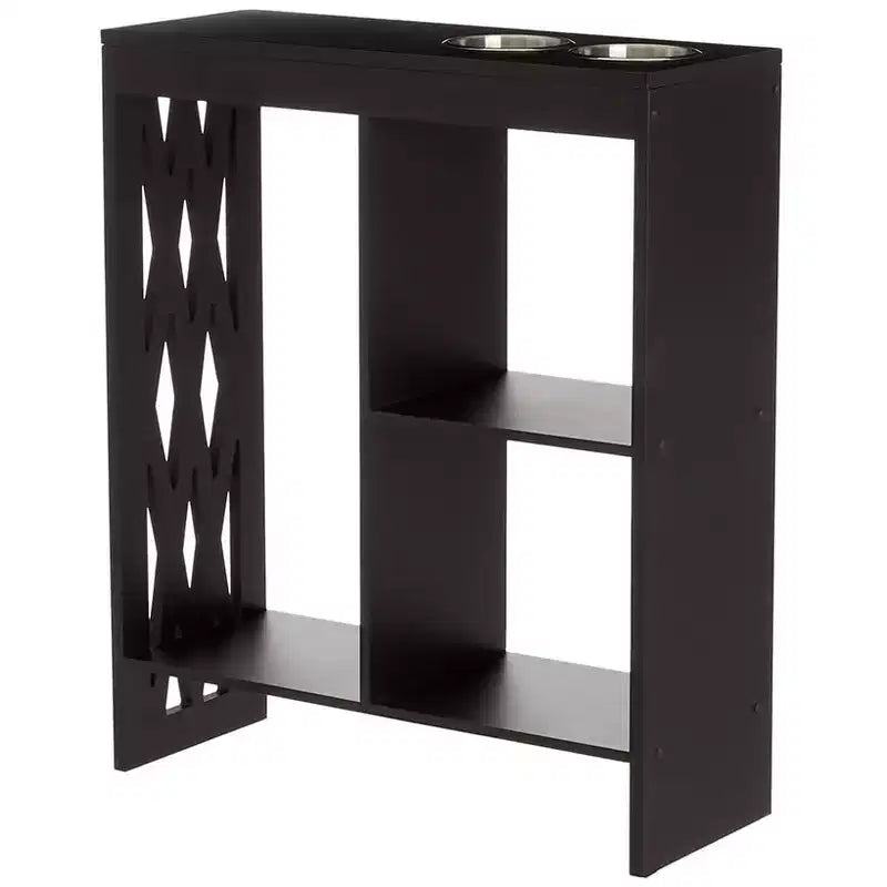 The Lakeside Collection Decorative End Table with Drink Holder