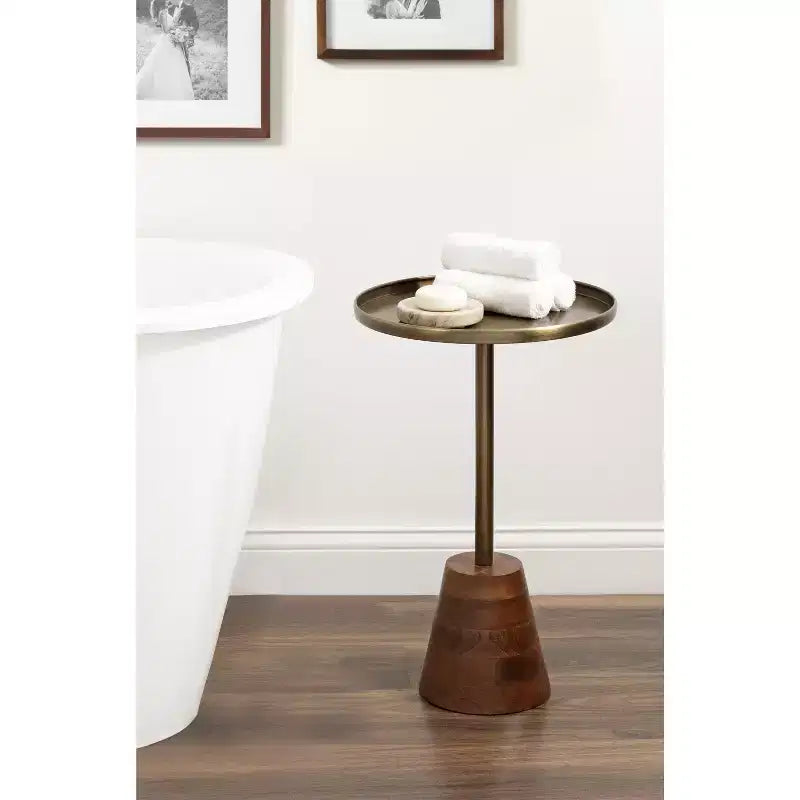 Table d'appoint ronde Tira de Kate et Laurel
