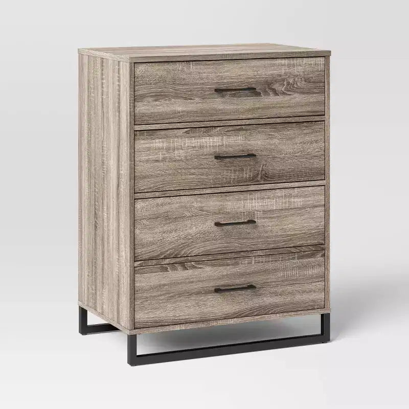 Mixed Material 4 Drawer Dresser - Room Essentials