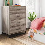 Commode à 4 tiroirs en matériaux mixtes - Room Essentials