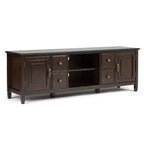 WyndenHall 72 Hampshire Wide TV Stand for TVs up to 80