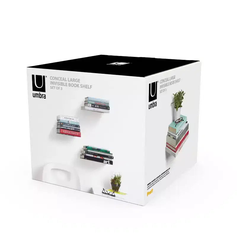 Lot de 3 tablettes flottantes Conceal - Umbra