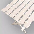 Lot de 2 tables d'appoint pliantes portables en bois massif - Flora Home