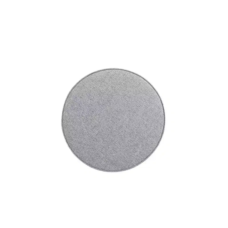Manhattan Comfort Lot de 2 poufs tapissés en mélange de polyester tissé Bailey