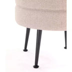 Manhattan Comfort Lot de 2 poufs tapissés en mélange de polyester tissé Bailey