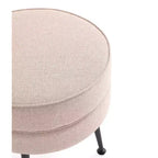 Manhattan Comfort Lot de 2 poufs tapissés en mélange de polyester tissé Bailey