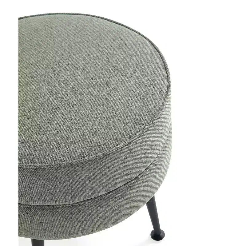 Manhattan Comfort Lot de 2 poufs tapissés en mélange de polyester tissé Bailey
