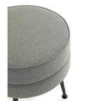 Manhattan Comfort Lot de 2 poufs tapissés en mélange de polyester tissé Bailey