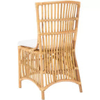 Fauteuil d'appoint Erika en rotin avec coussin - ACH6511 - Lot de 2 - Safavieh