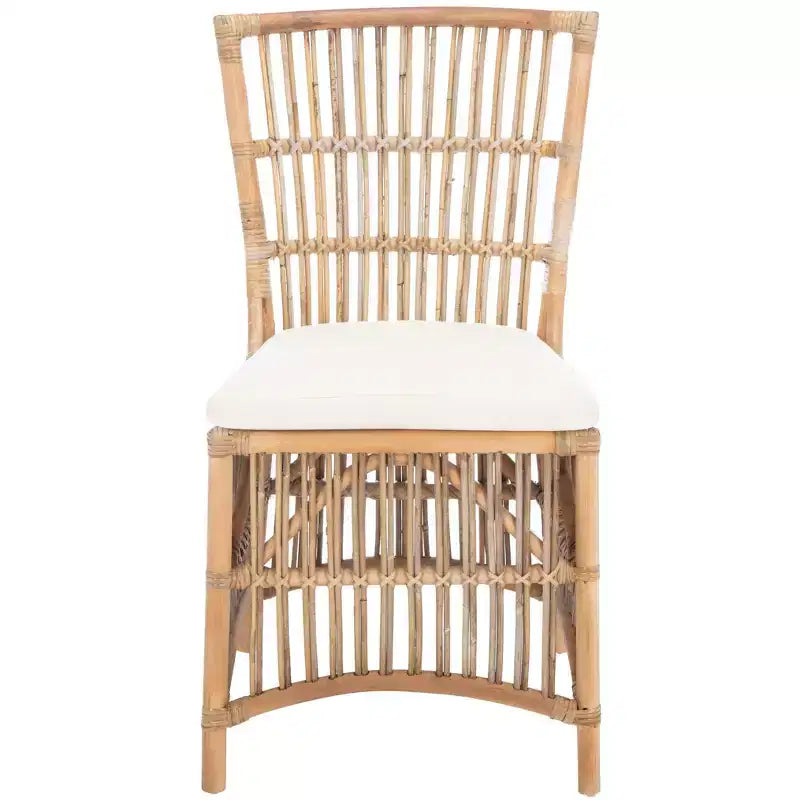 Fauteuil d'appoint Erika en rotin avec coussin - ACH6511 - Lot de 2 - Safavieh